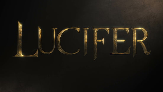 lucifer, programas de tv, logotipo, HD papel de parede HD wallpaper