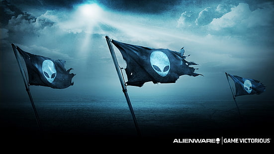 Alienware, computador, jogos para PC, bandeira, HD papel de parede HD wallpaper