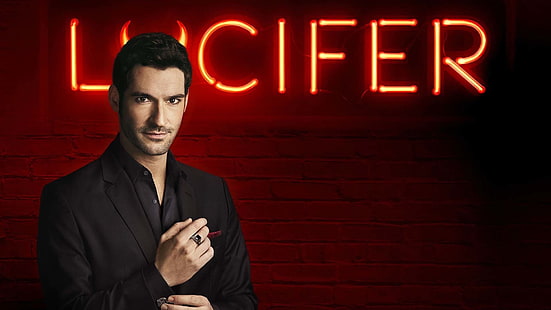 Programa de TV, Lucifer, Tom Ellis, HD papel de parede HD wallpaper