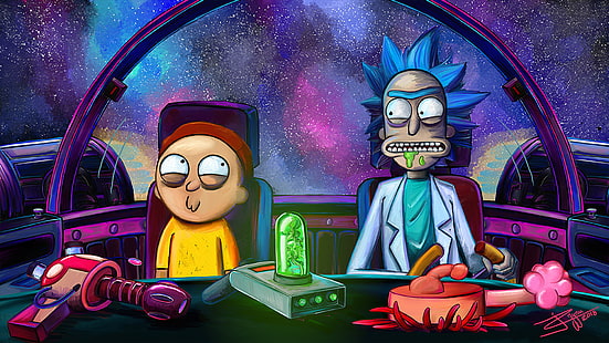 Programa de TV, Rick e Morty, Morty Smith, Rick Sanchez, HD papel de parede HD wallpaper