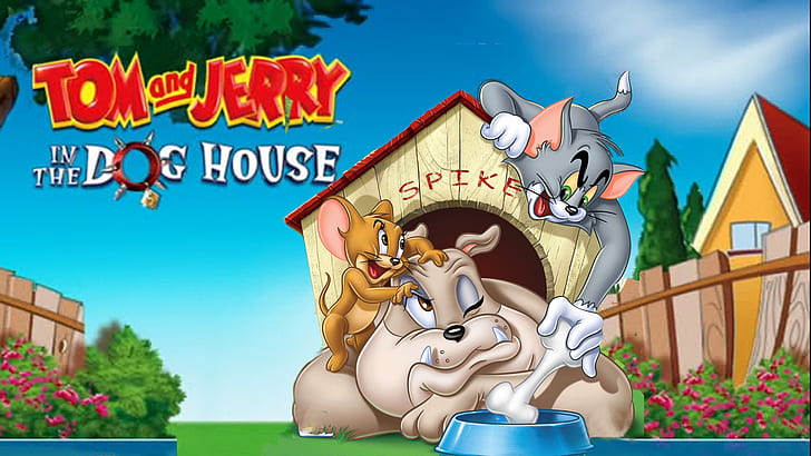 Tom Ve Jerry Köpek Evi Spike Duvar Kağıdı Için Masaüstü 1920 × 1080, HD masaüstü duvar kağıdı