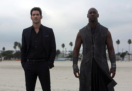 Programa de TV, Lucifer, D.B.Tom Ellis, Woodside, HD papel de parede HD wallpaper