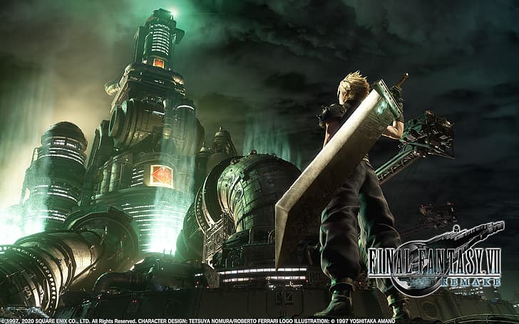 Final Fantasy VII: Remake, Final Fantasy VII, Cloud Strife, วอลล์เปเปอร์ HD