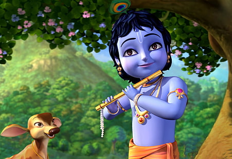 Programa de TV, Little Krishna, Krishna, HD papel de parede HD wallpaper