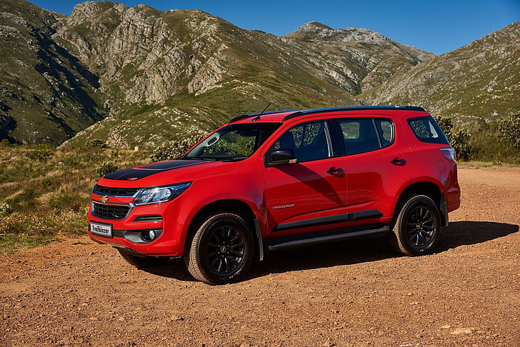 2016, autos, chevrolet, rojo, suv, trailblazer, z71, za-spec, Fondo de pantalla HD