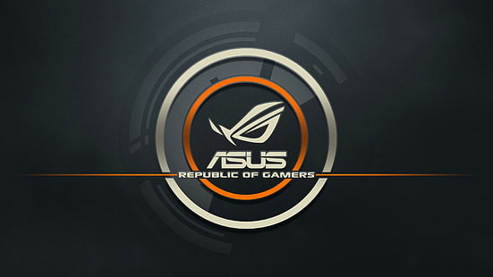 asus, logo, republik gamer, komputer, asus, logo, republik gamer, komputer, Wallpaper HD HD wallpaper