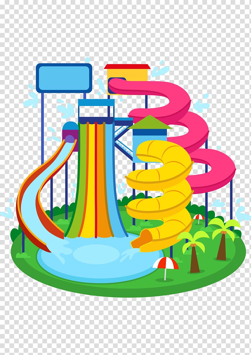 Multicolored resort , Wedding invitation Birthday Water park Party ...