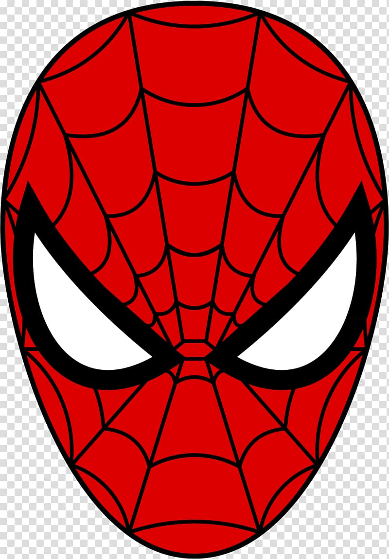 Spider-Man Face Mask Coloring book , Spider-Man Mask transparent background PNG clipart