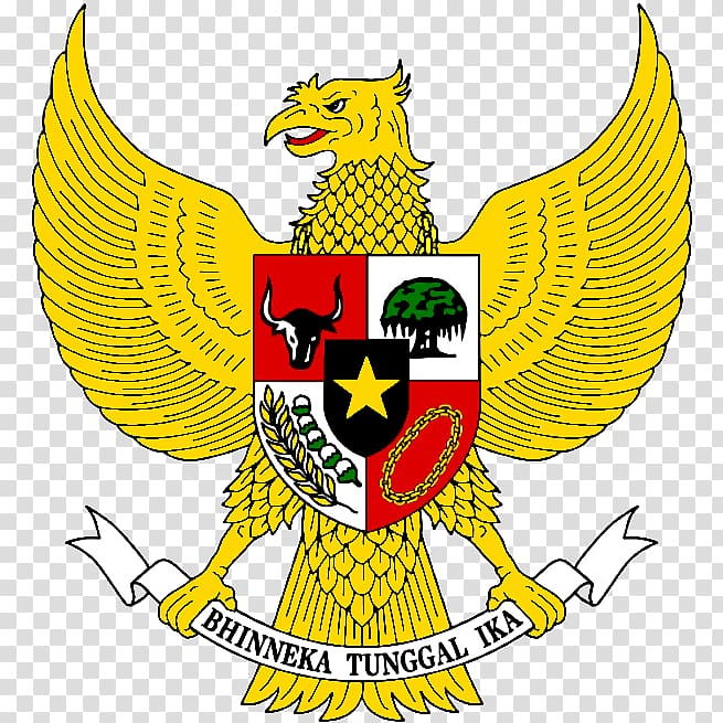 National Emblem Of Indonesia Pancasila Garuda Indonesian Png - Riset