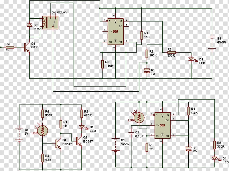 Electronic circuit Electrical network Wiring diagram Electrical ...