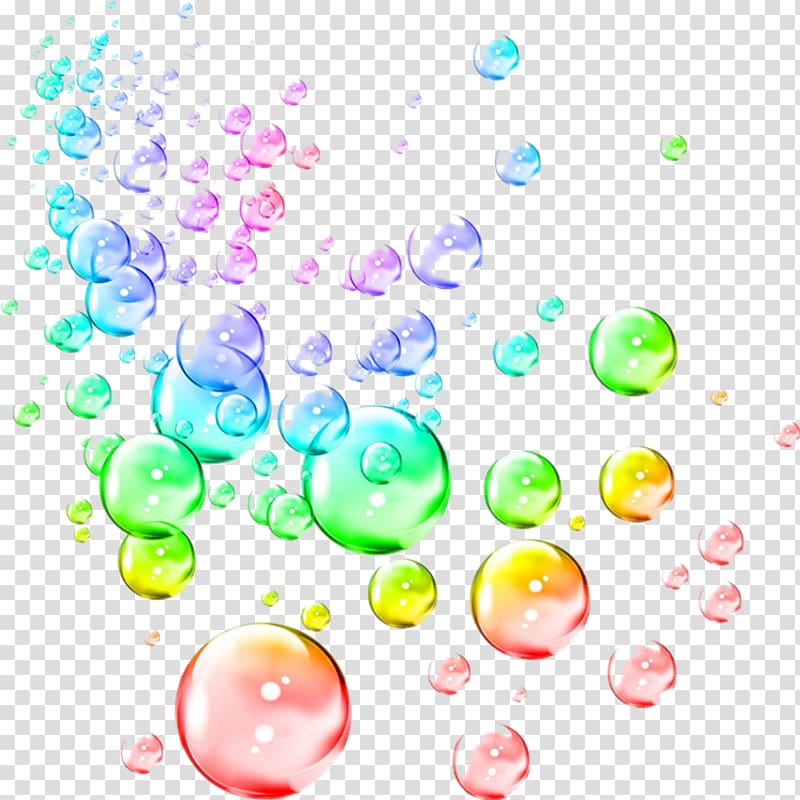 Coloured Bubbles Png