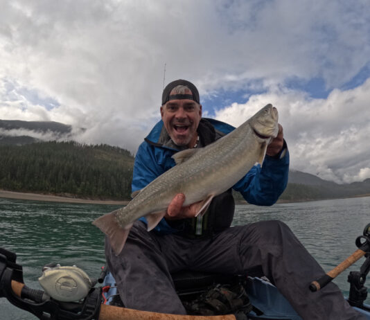 Keith is definitely as stoked to find a Black Friday fishing deal as he is to catch this beautiful fish.