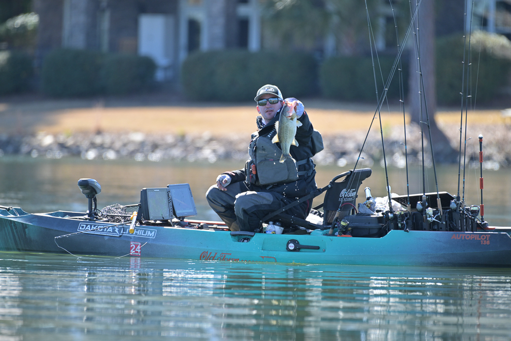 Fishing at a BASS tournament