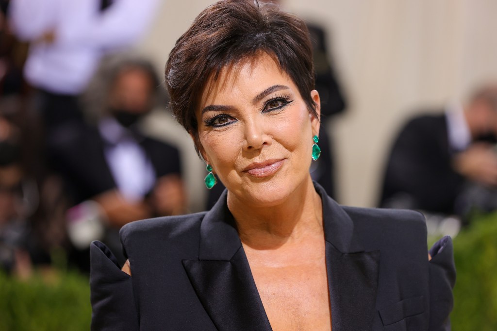 Kris Jenner at the 2021 Met Gala.