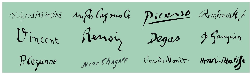 Artists´signature