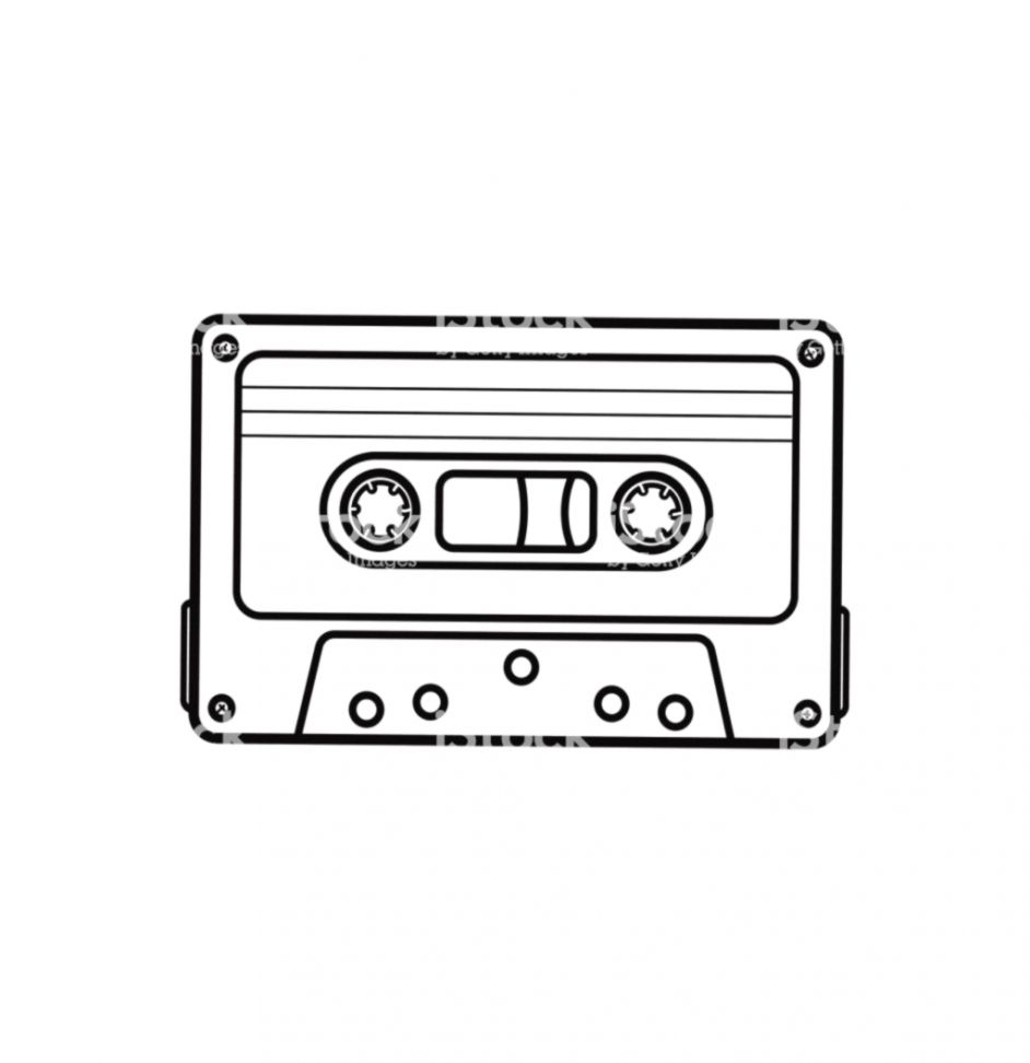 80 Cassette Tape Coloring Pages