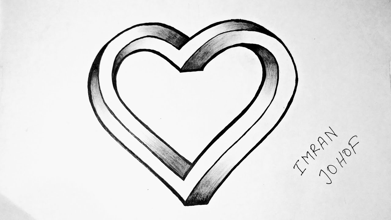 Easy Drawings To Draw Cute Hearts