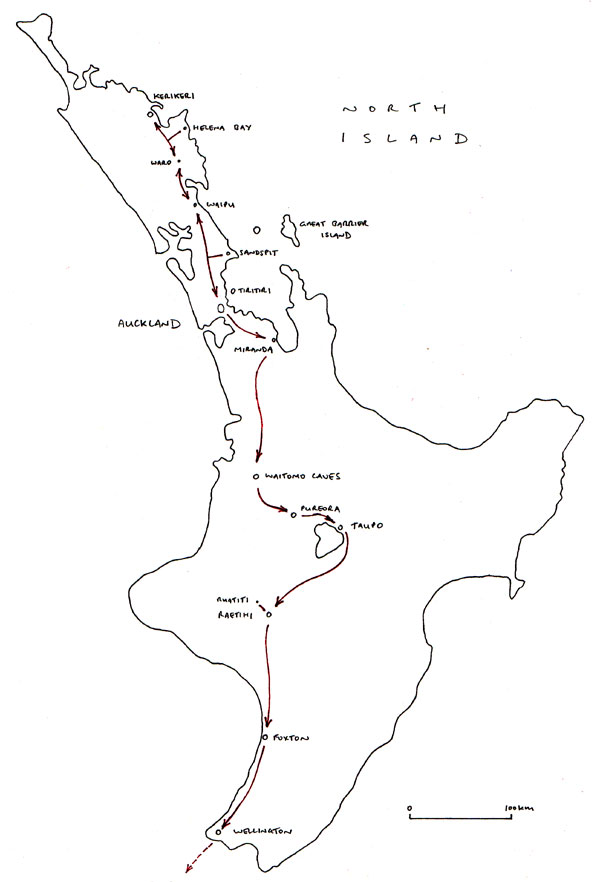 New Zealand Map Drawing at PaintingValley.com | Explore collection of ...