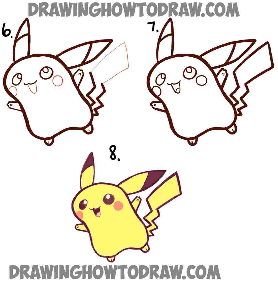 Pikachu Drawing Easy at PaintingValley.com | Explore collection of ...