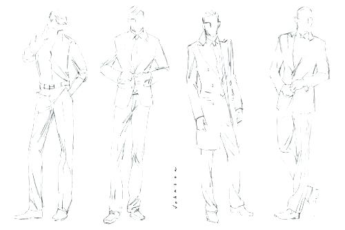 Costume Sketch Template at PaintingValley.com | Explore collection of ...