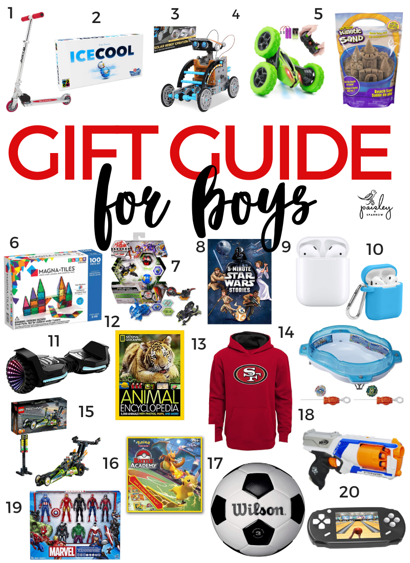 Best Gift Ideas for Boys (2020) - Paisley + Sparrow