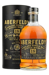 Aberfeldy 18 Year Single Malt Bolgheri Tuscan Cask Finish 700ml Bottle with Gift Box