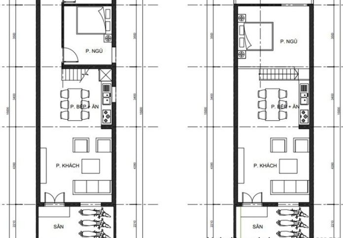 Bản vẽ mái tôn nhà cấp 4 đơn giản