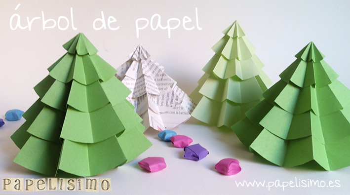 Árbol de Papel Navidad | Papelisimo