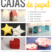 Cajas de papel regalo paso a paso diy paper box