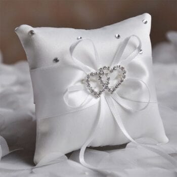 White Ring Pillow