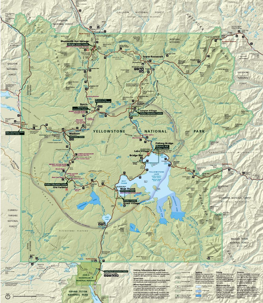 Map of Yellowstone - Park JunkiePark Junkie