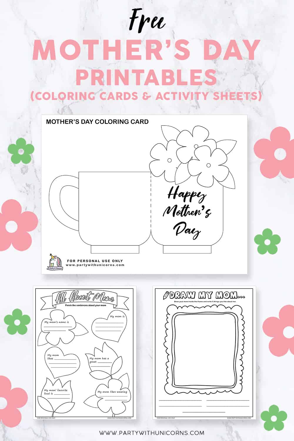 Mother's Day Activities Free Printables