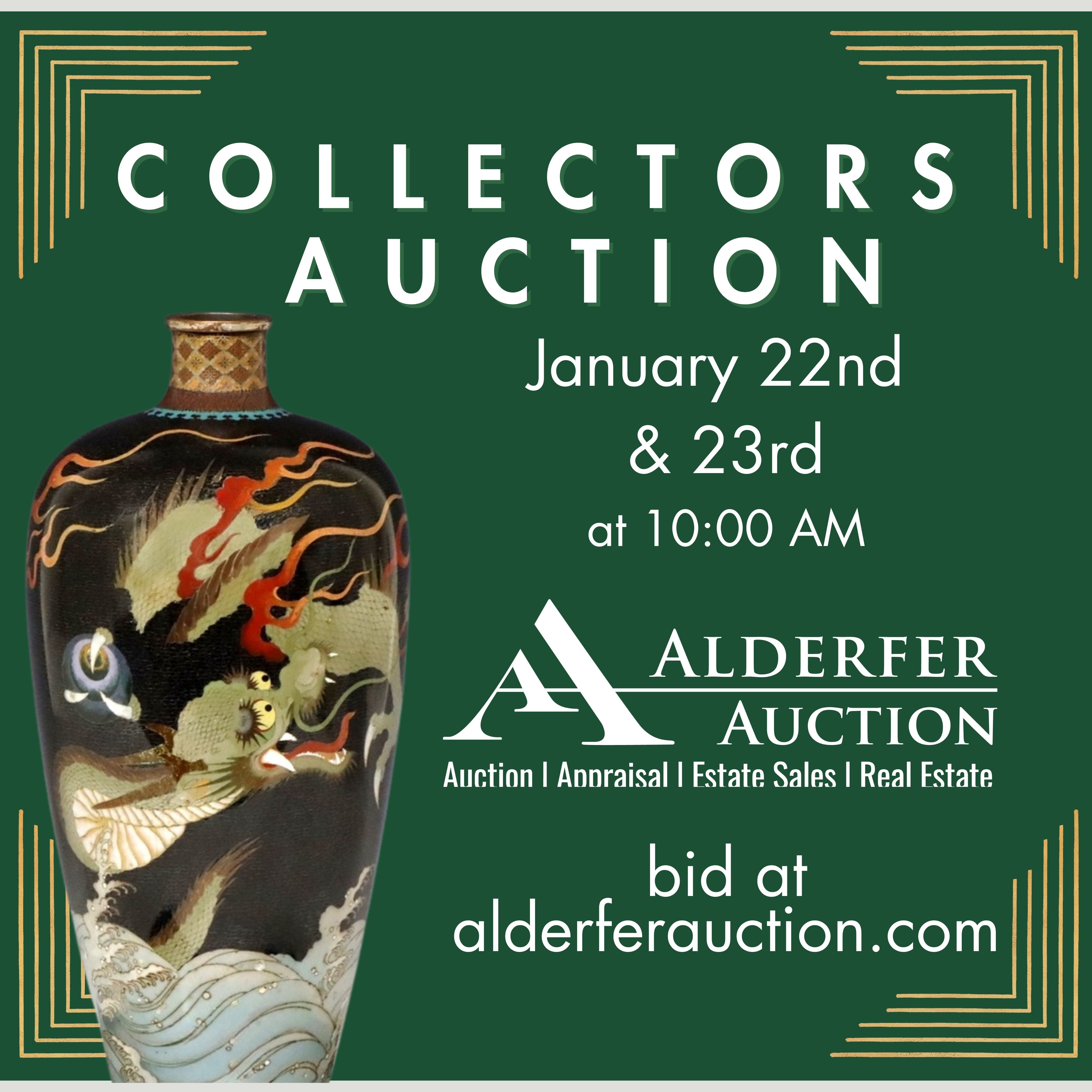 Collectors Auctions Jan 22 & 23 | Jewelry | Asian | Art | Franklin Mint Silver 