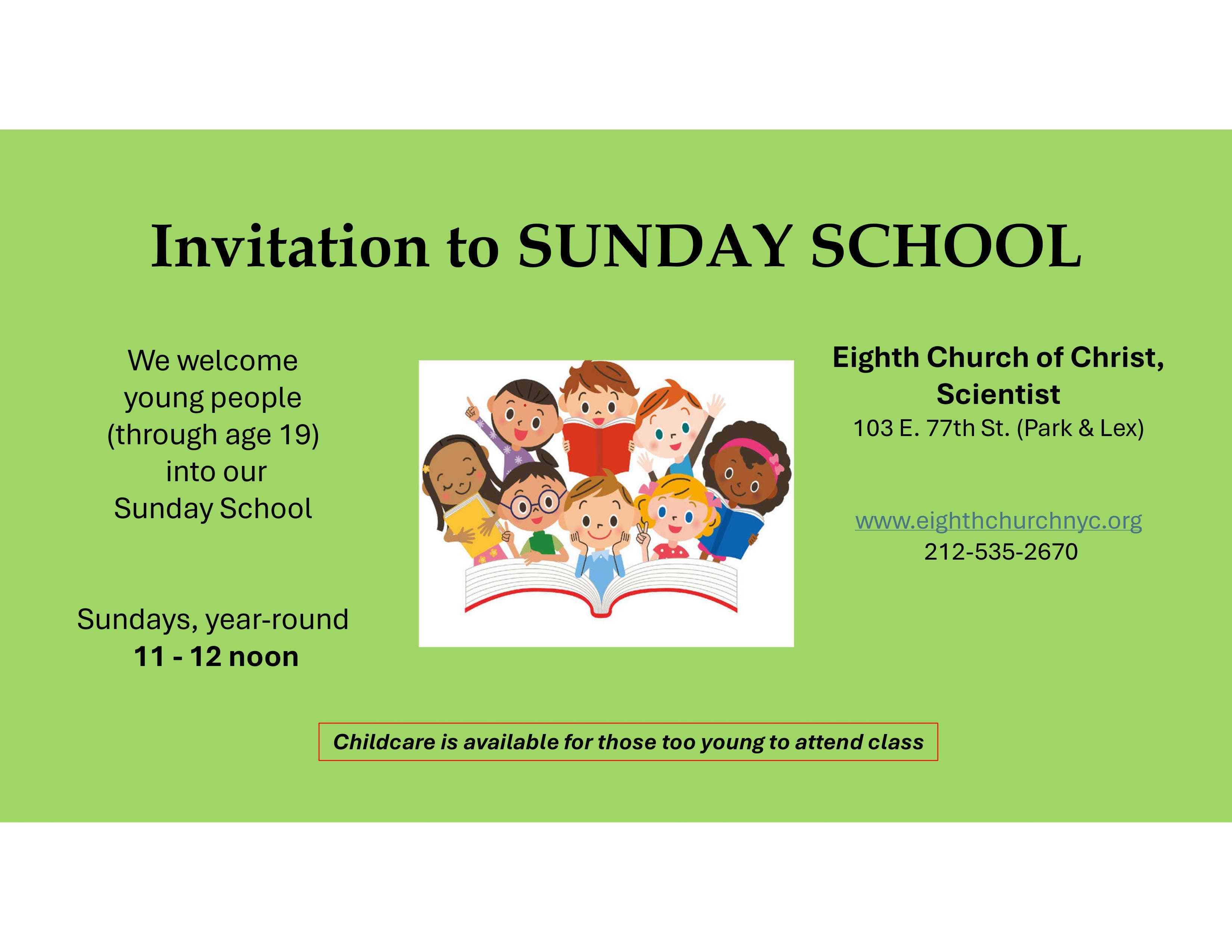 Invitation to Sunday School