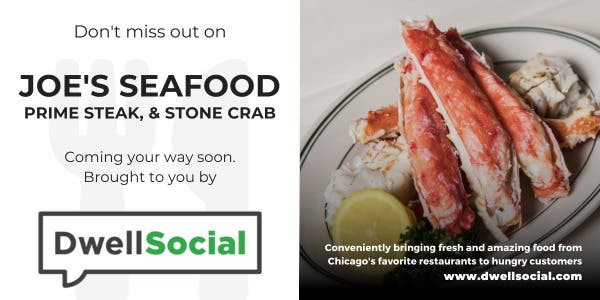 Joe's Seafood, Prime Steak, & Stone Crab is headed your way! Order by 11am.