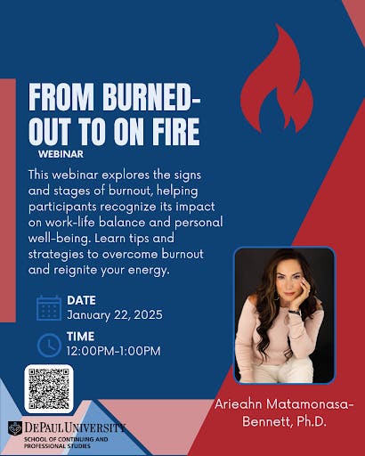 Free Webinar: From Burned-Out to "On Fire"