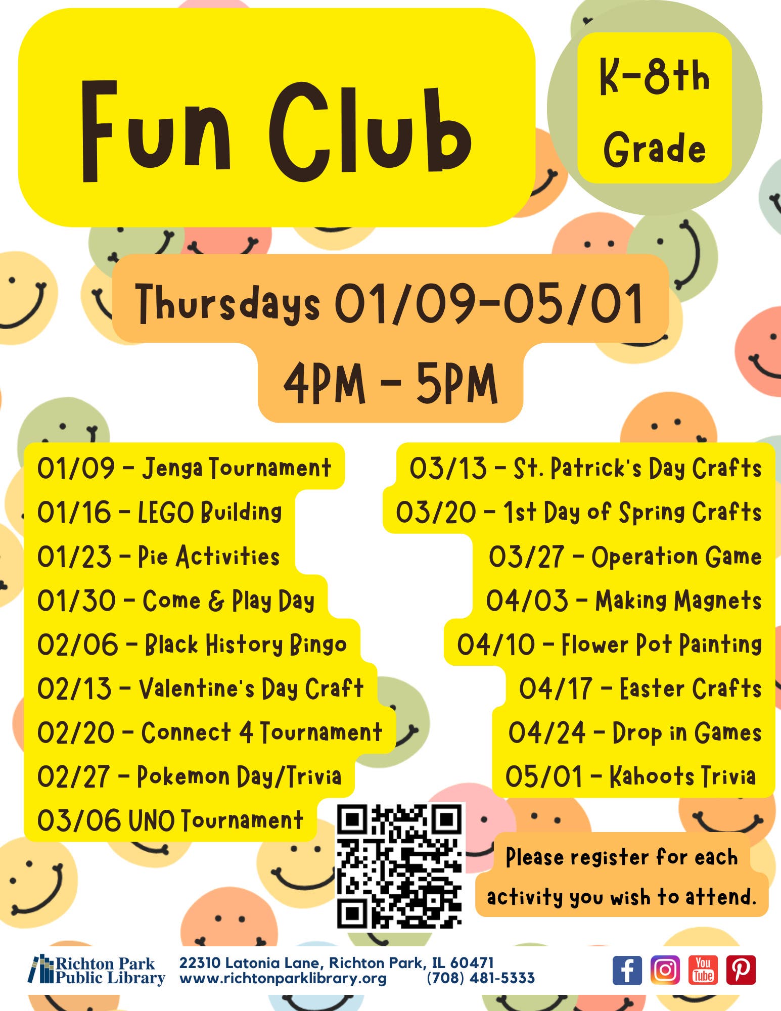 Fun Club: Pie Day Activities (for K - Grade 8)