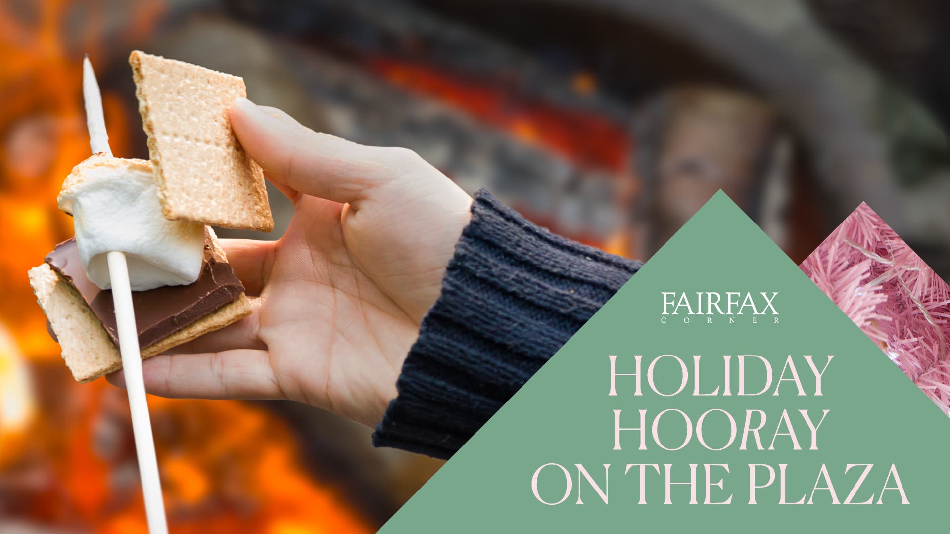 Holiday Hooray: Free S'mores, Hot Chocolate, Giveaways at Fairfax Corner