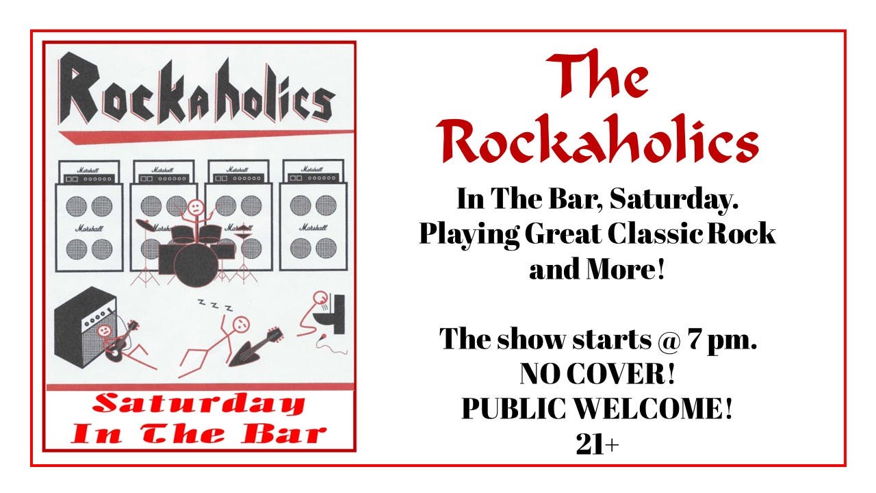 NL VFW “The Rockaholics” Playing in the Bar on Saturday, Nov. 2, 2024. 7 pm. No Cover Public Welcome