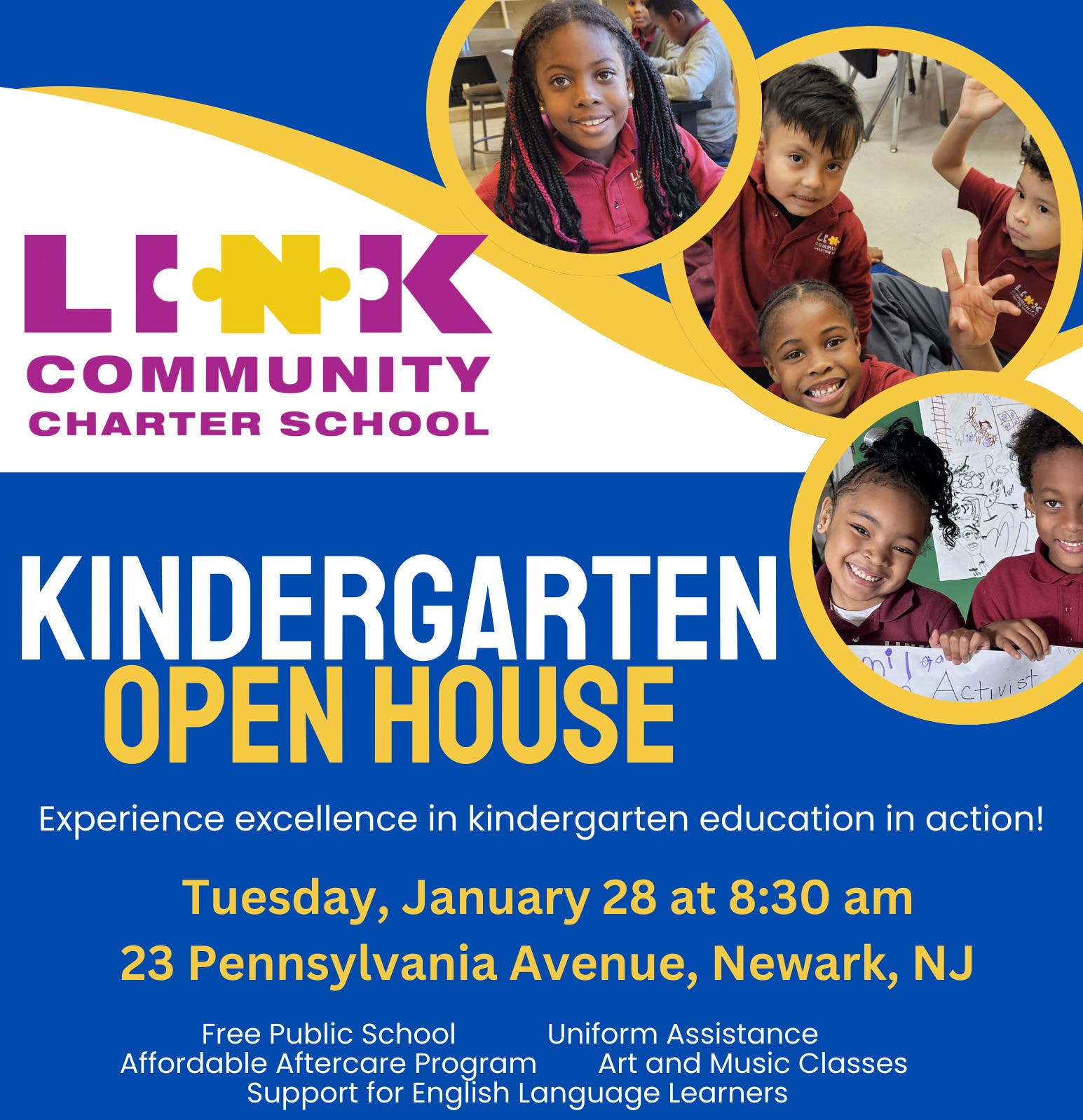 Kindergarten Open House at Link Community Charter School