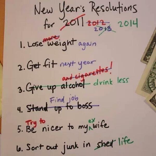 Funny New Years Resolution Images