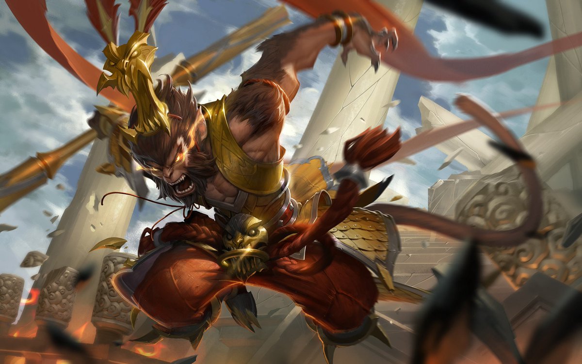 Ulkhror Excellent New 2dart By Jojo So 16 Sun Wukong Monkey King Personal Work T Co L2h5lors2e T Co Kppwxnodlx