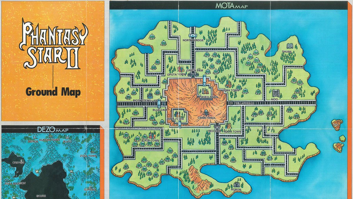 phantasy star 2 maps phantasy star 2 maps