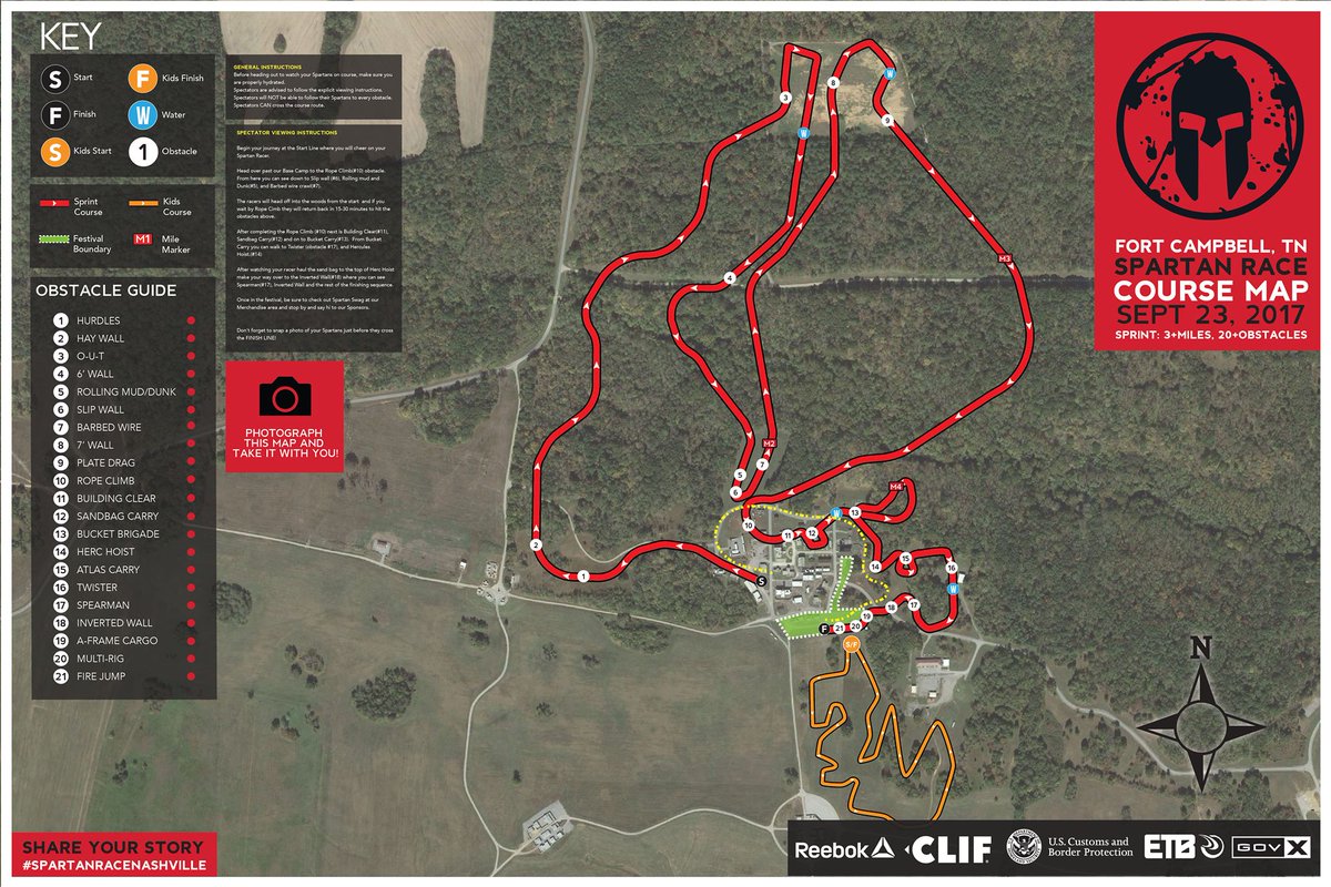 Fort Campbell Post Map