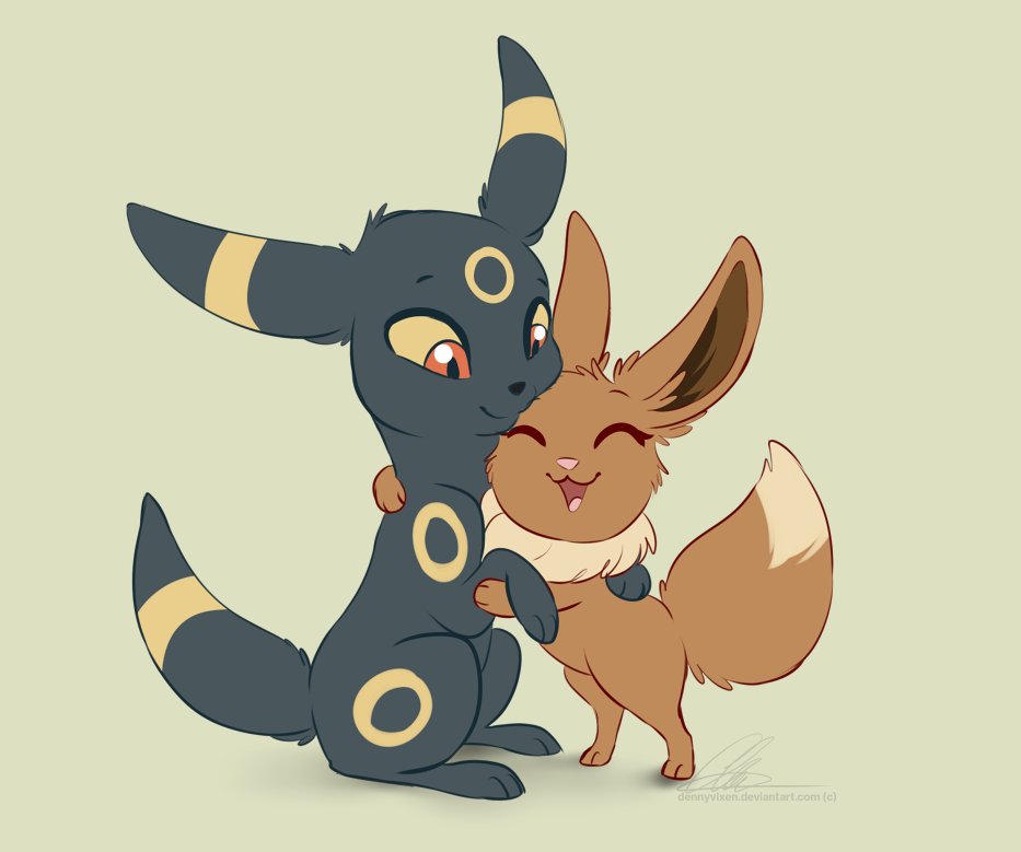 Eevee And Umbreon