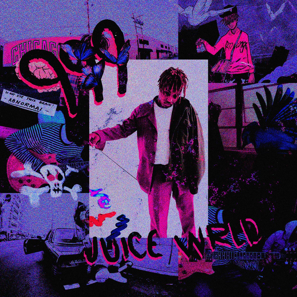 Juice Wrld Fan Art Album Cover / Juice Wrld 'Death Race for Love' Album ...