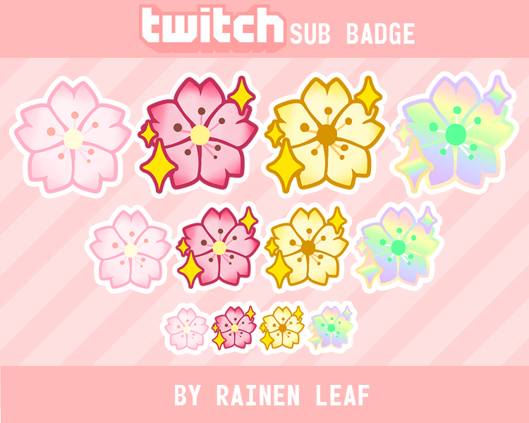 Anime Octopus Twitch sub badges  Twitchbadges