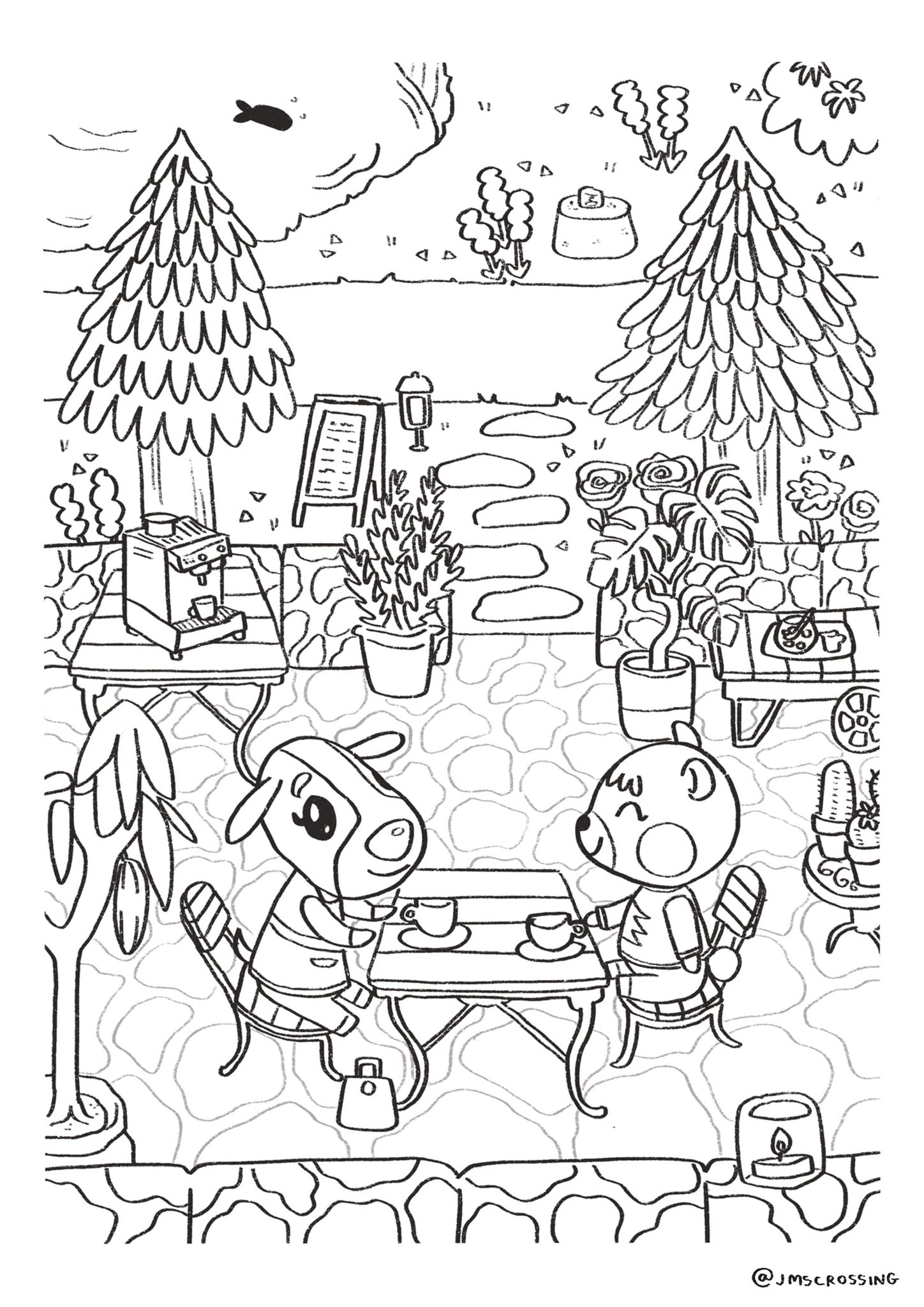 64 Coloring Pages Animal Crossing  Latest