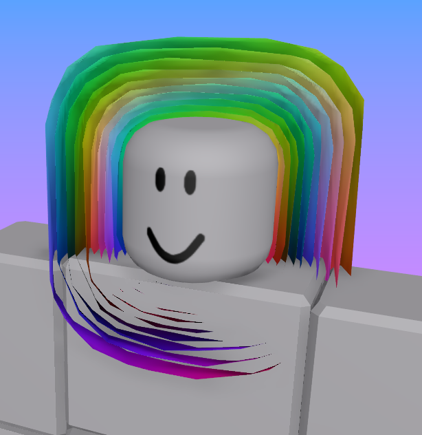 Cartoony Rainbow Shirt Roblox Template