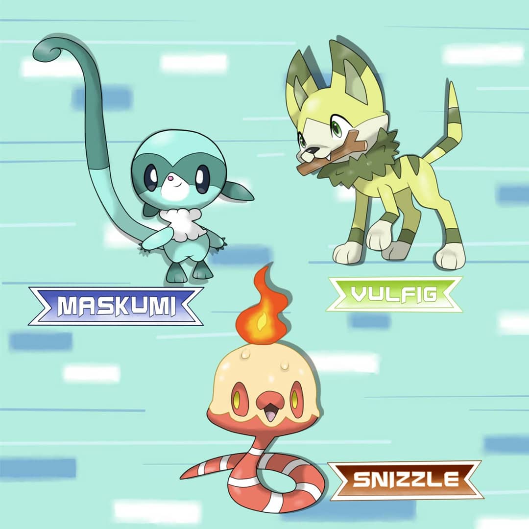 Fakemon Starters Evolution